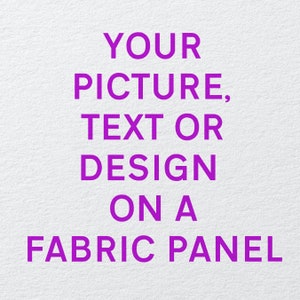 Op maat gemaakt elke afbeelding tekst foto foto gedrukt - stoffen panelen kussenpanelen fluweel katoen polykatoen spandex