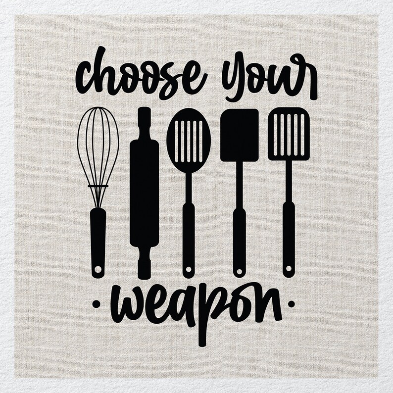 Cooking Utensils Kitchen Weapons - Fabric Panels Cushion Panels Velvet ...