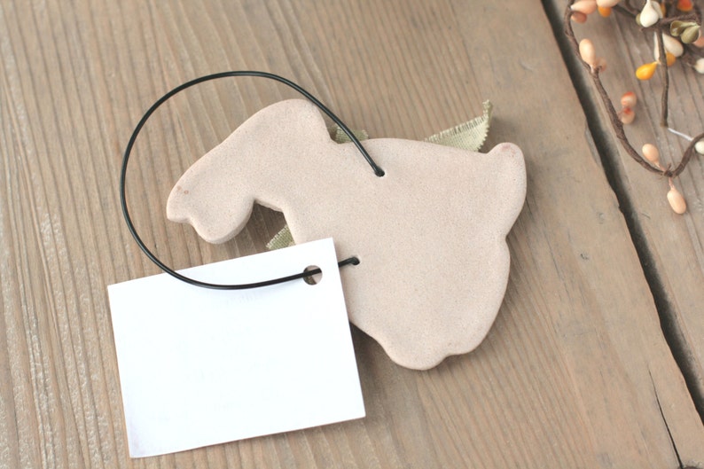 thumbnail interactive-video image 1 of Heaven Sends Wooden Hanging Rabbit With Flower - Rustic Easter Decoration, 7x11cm 1 of 6