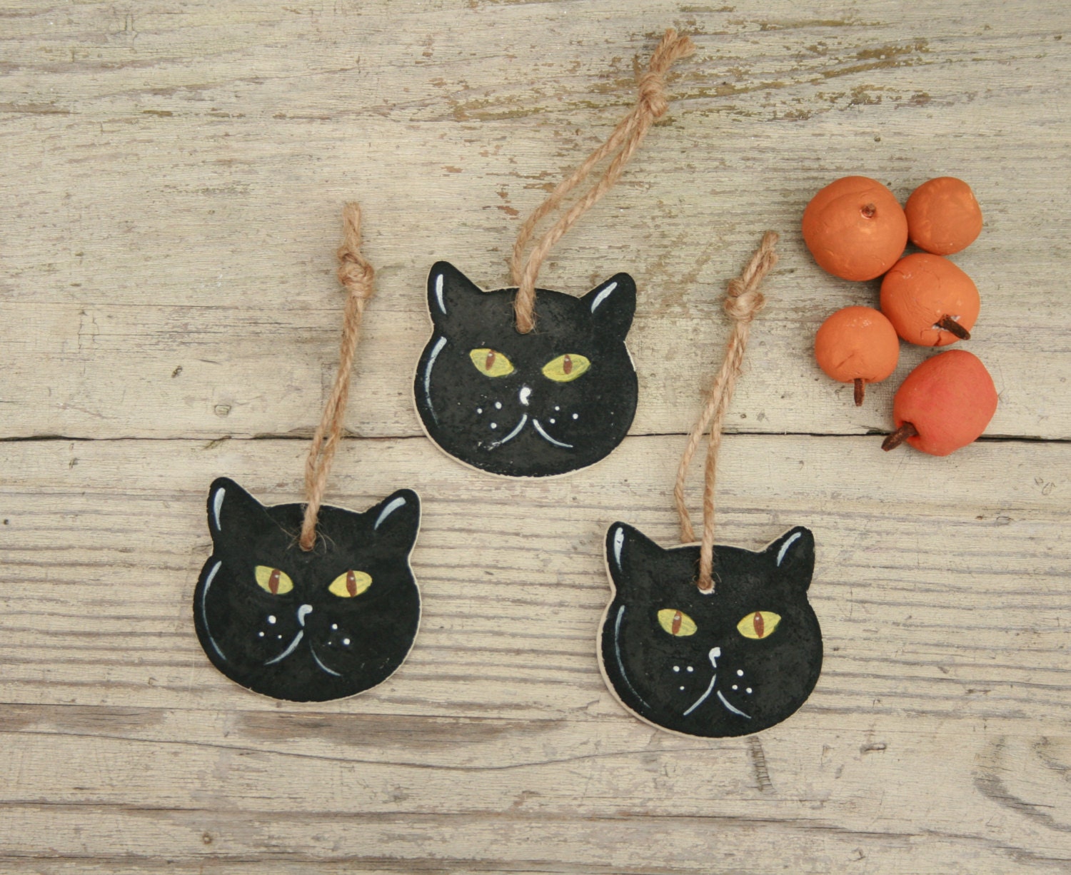 Pate A Sel Chat Halloween Ornement Suspendu Decorations Etsy Pate A Sel Chat Halloween Ornement Suspendu Decorations Etsy