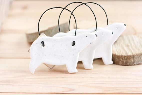 Polar Bear Salt Dough Ornaments Home Decorations Tree - Etsy Polar Bear Salt Dough Ornaments Home Decorations Tree - Etsy