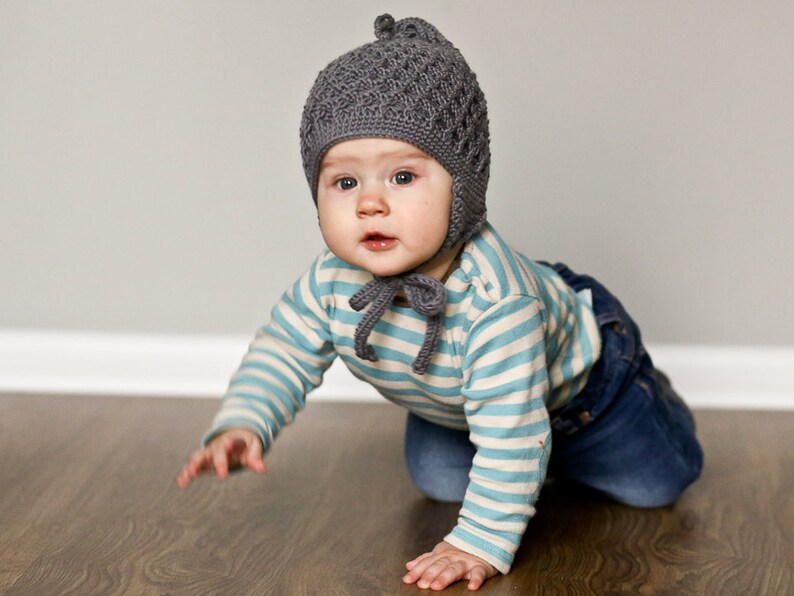 MADE TO ORDER Hand knitted baby hat Winter hat merino wool