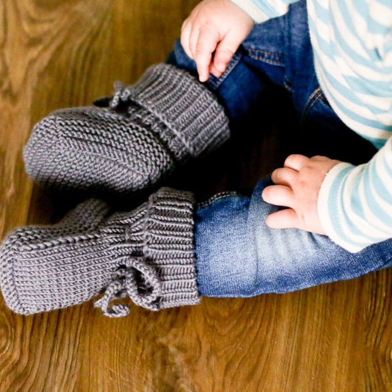 Hand Knit Baby Shoes - Etsy