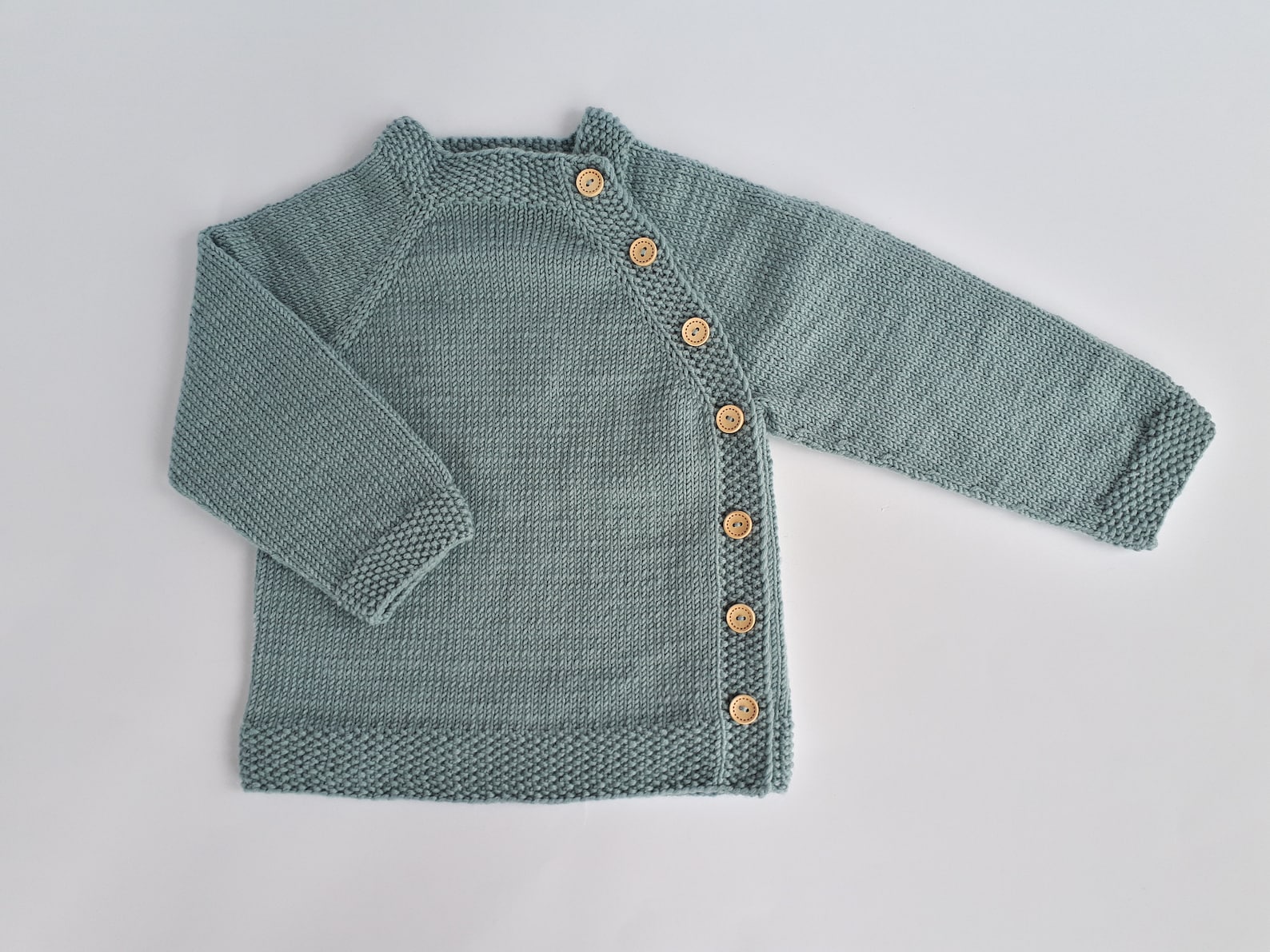 MADE TO ORDER/ Hand Knitted Side Fastened Baby Sweater/ Merino - Etsy