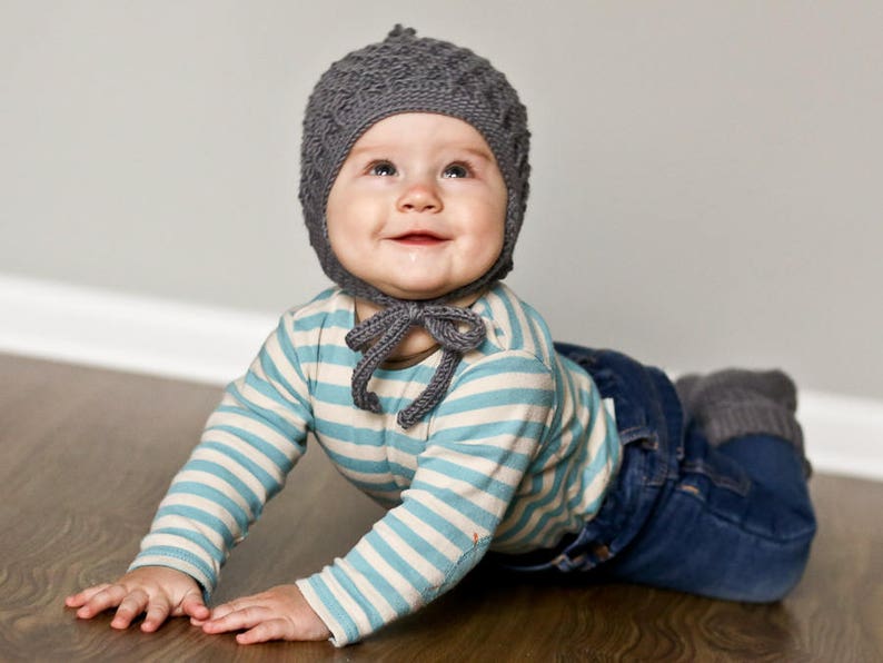 MADE TO ORDER Hand knitted baby hat Winter hat merino wool