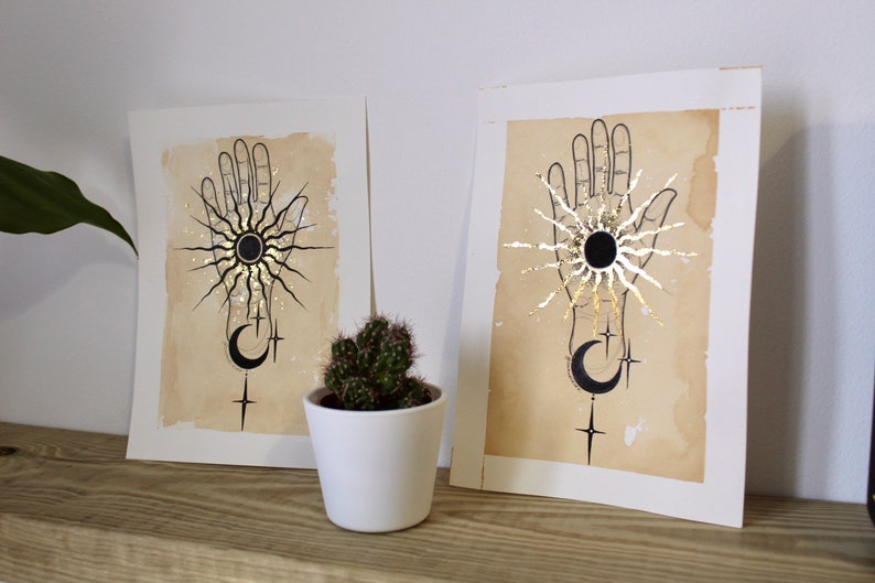 HANDMADE Rising Sun Print