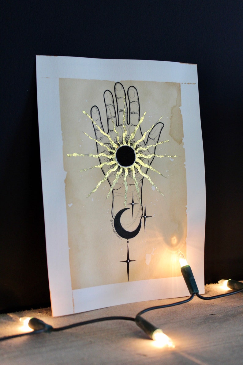 HANDMADE Rising Sun Print