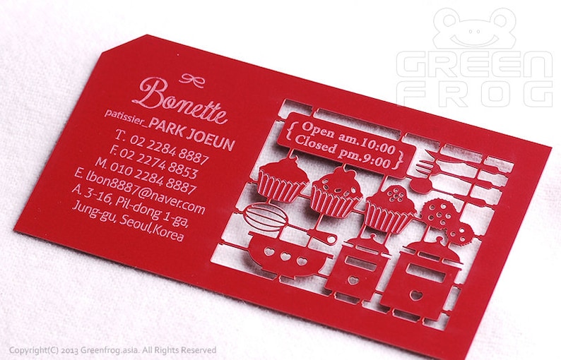 100 Customized Business Cards for a PatissierBakerChef ...