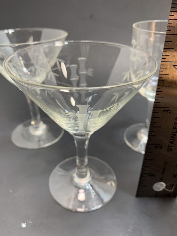 Vintage Noritake Bamboo Crystal Liquor Cocktail & Wine Cordial