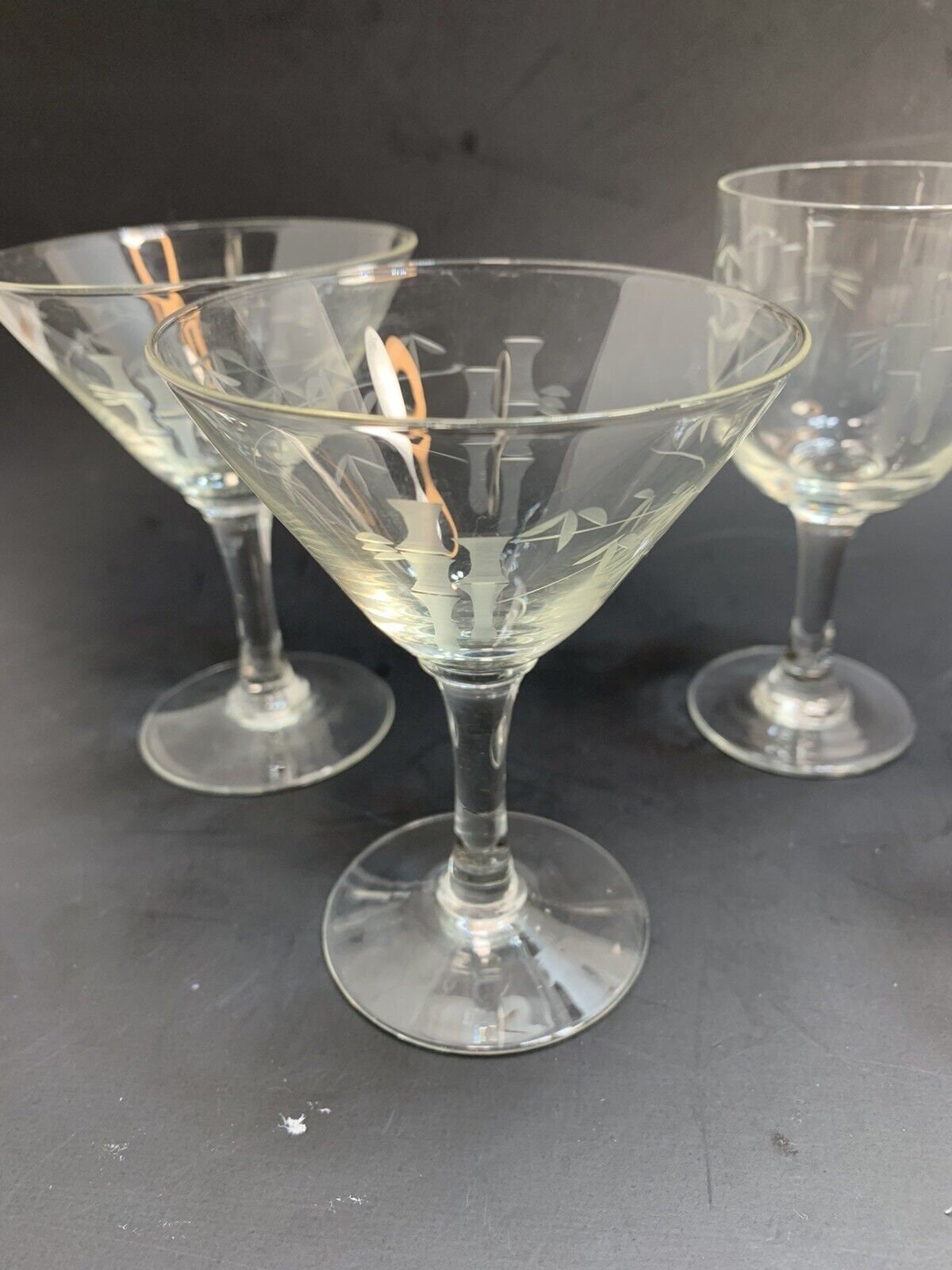 Vintage Noritake Bamboo Crystal Liquor Cocktail & Wine Cordial