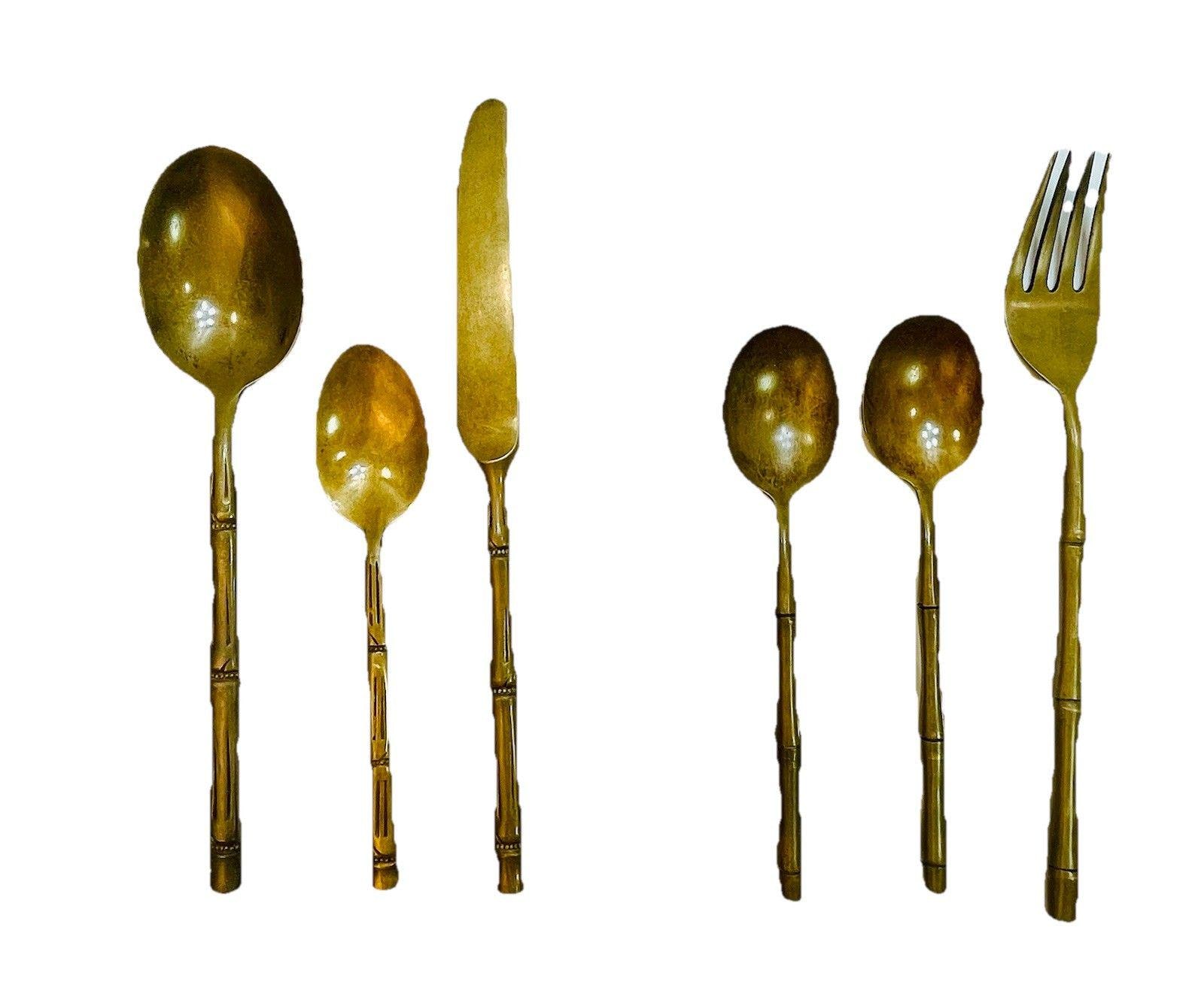 Thai Brass Cutlery - Etsy