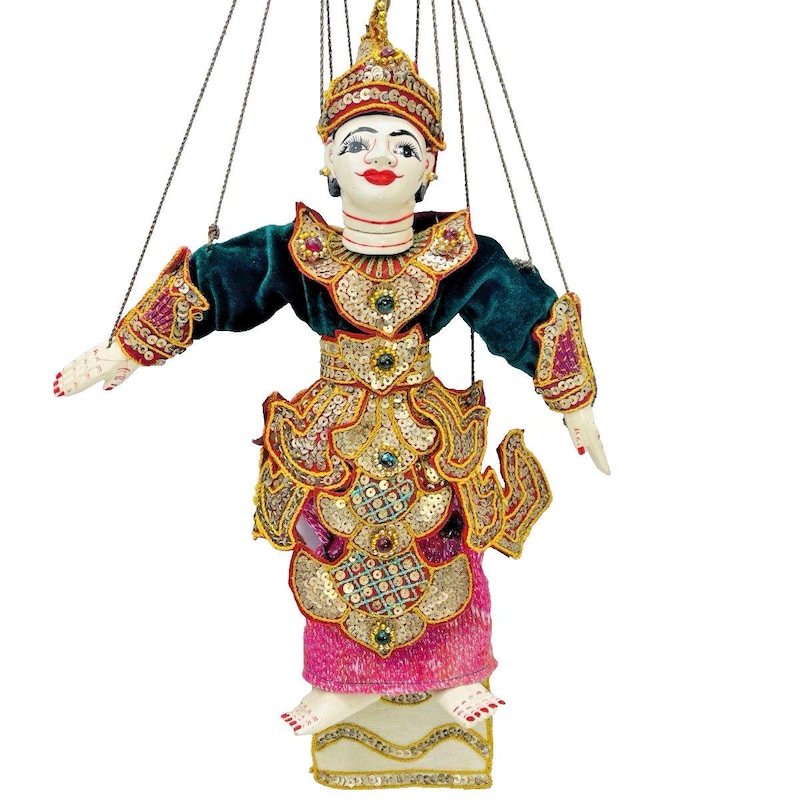 Wooden String Puppets - Etsy