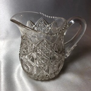 Glass Creamer, small pitcher