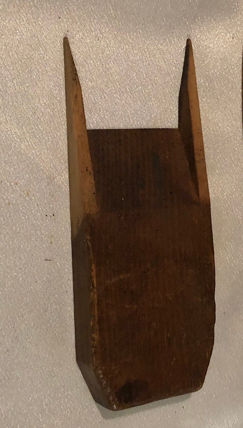 Vintage Moulson Brothers Wood Coffin Plane Warranted Cast Steel L. Wing ...