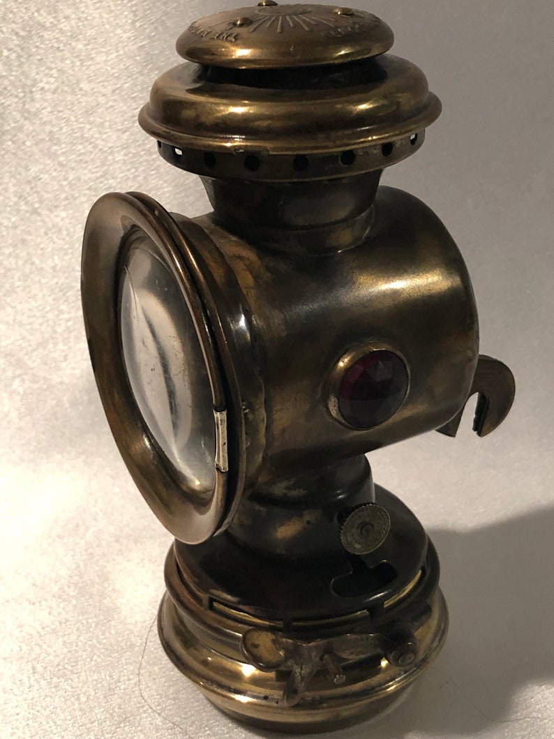Vintage Badger Brass Mfg Co. Solar Carbide Bicycle Light | Etsy