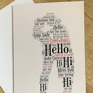 Messaggio felice, abbraccio in un biglietto, abbraccio a distanza, biglietto per una persona cara, biglietto per il migliore amico/compagno, biglietto per restare forte, biglietto per sentirti mancare, biglietto inviato direttamente.