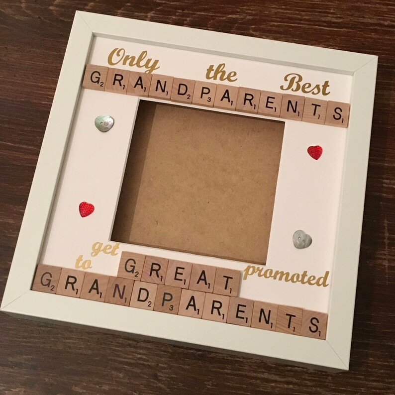 Grandparents Great Grandparents Scrabble Art Photo Frame the Etsy