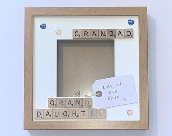 Message Frames Cornice per Foto con Scritta in Lingua Inglese I Love My Nana Ideale Come Regalo di Compleanno, di Natale, per i Nonni o per la Festa della Mamma (Lingua Italiana