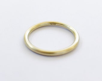 333, 2 mm real gold ring, wedding ring, men's ring
