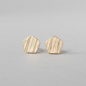 Geometric stud earrings