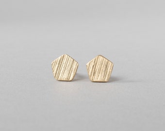 Geometric stud earrings