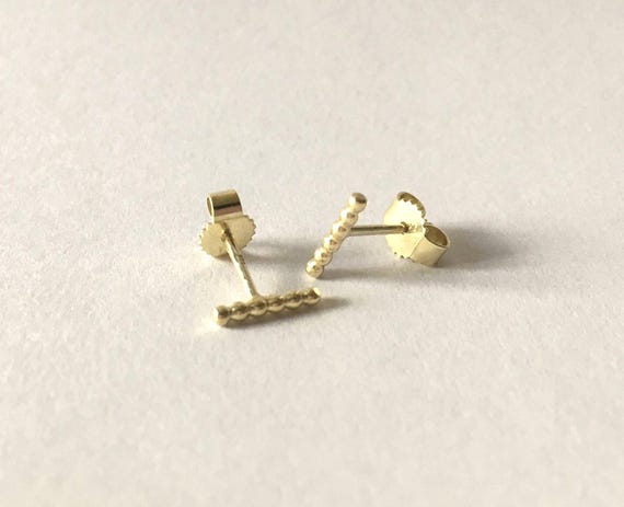 Stab Ohrstecker 585er Gold