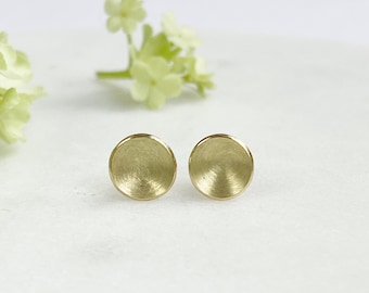 Circles studs 333 gold