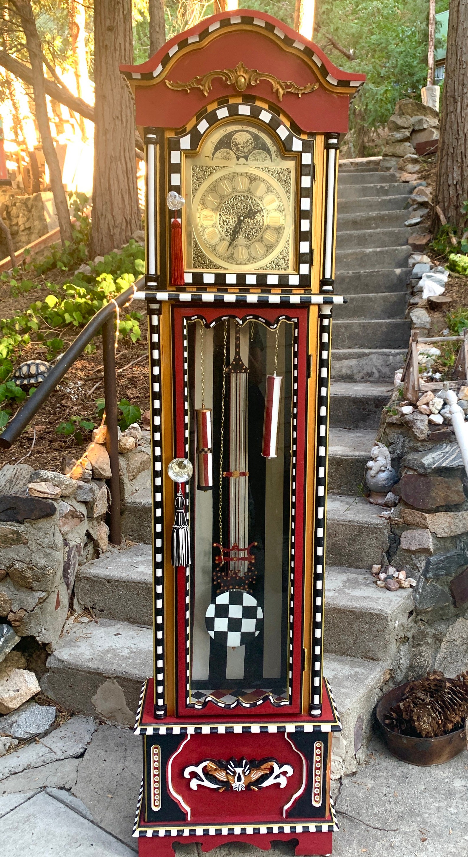 Grandfather Clocks Whimsical timepieces . Entryway Decor - Etsy