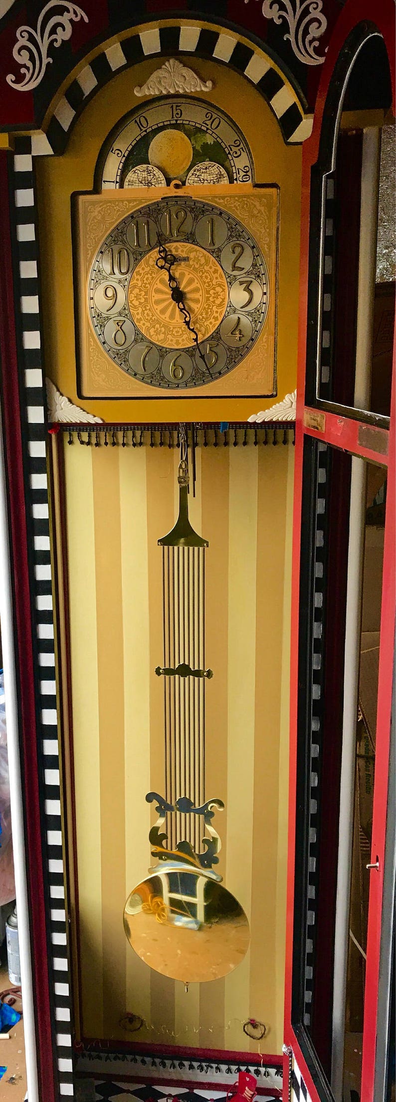 Custom Order Hand Painted Grandfather Clocks .whimsical Etsy