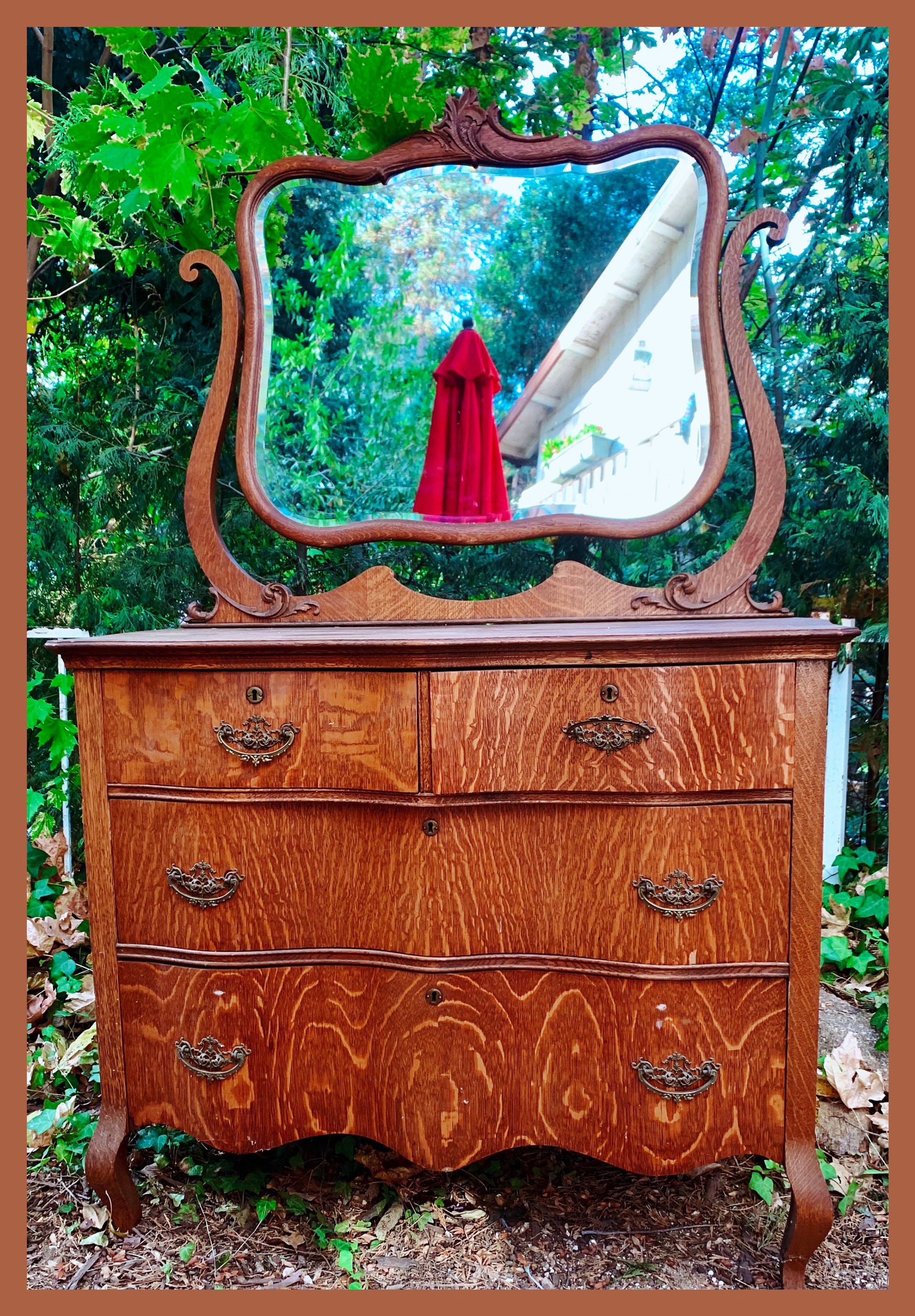 On Sale Vintage Dresser With Mirror Etsy UK