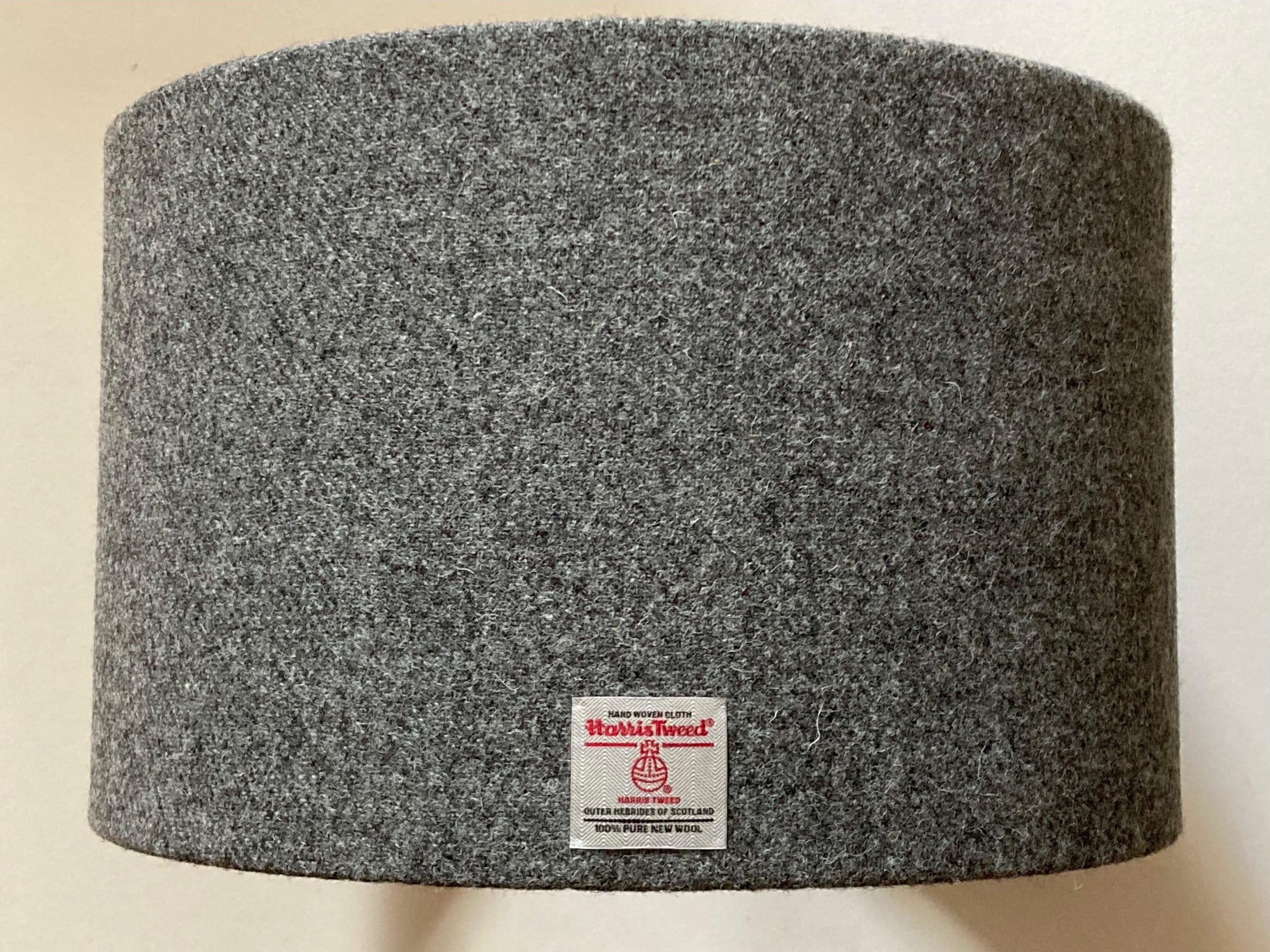 Grey tweed sale lampshade