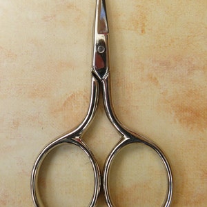 Victoriana 3.5" embroidery scissors for larger fingers - fit all large Coleshill chatelaines