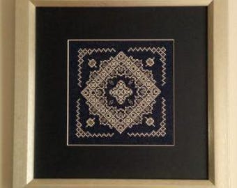 CSB Winter Lace Schneeflocke Perlen Kreuzstich Weihnachten Winter Kit