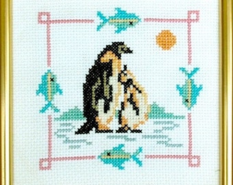 CSC 476 Pinguine Kinder Kreuzstich Starterset