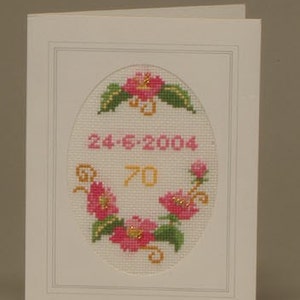 CD 791 Speciale leeftijd verjaardagsgroet kruissteekkaartpakket