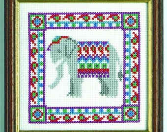 CSC 468 Rajah der Elefant Kinder Starter Kreuzstichpackung