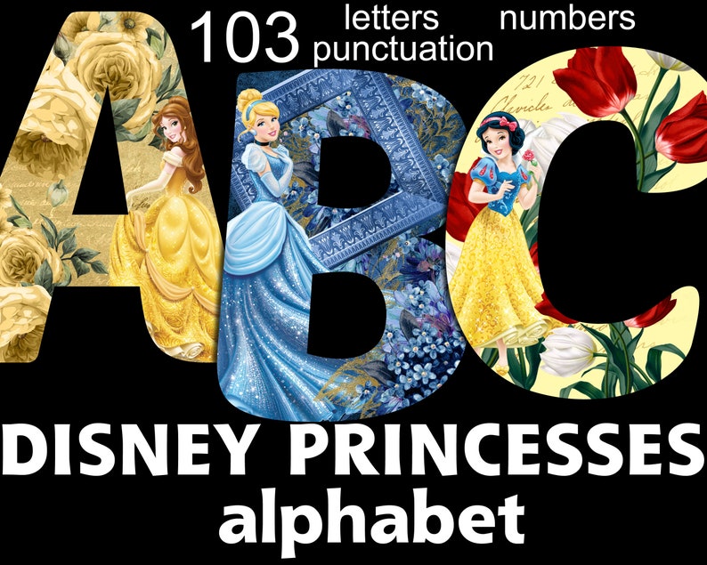 Disney Princess Alphabet
