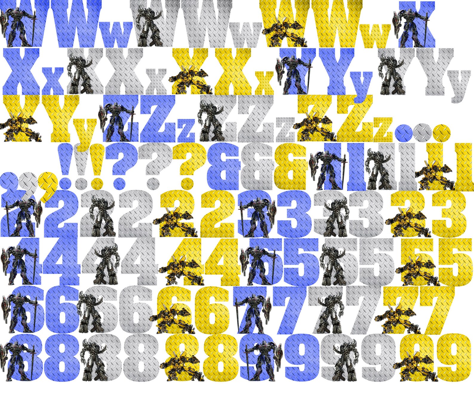 alphabet transformer blocks