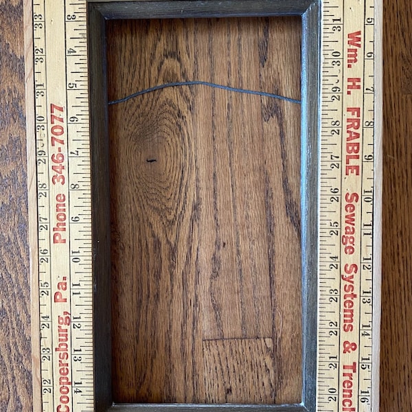 Vintage Yardstick Frame (Picture size 12" x 6")