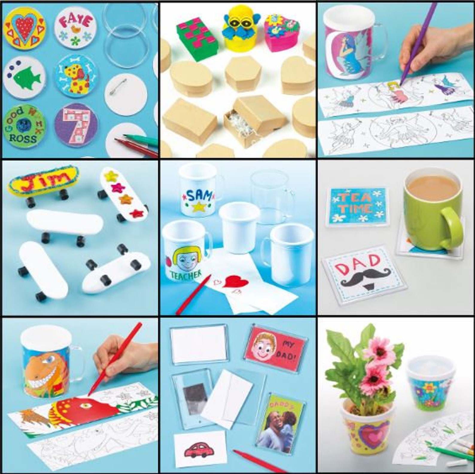 Colourin Creative Craft Kit Design Your Own Rainy Day Etsy