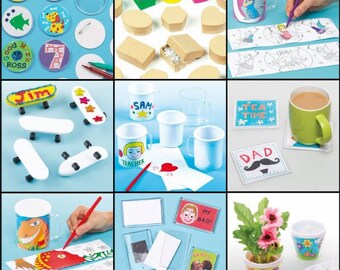 Colour-In Creative Craft Kit - Design Your Own - Rainy Day Activities