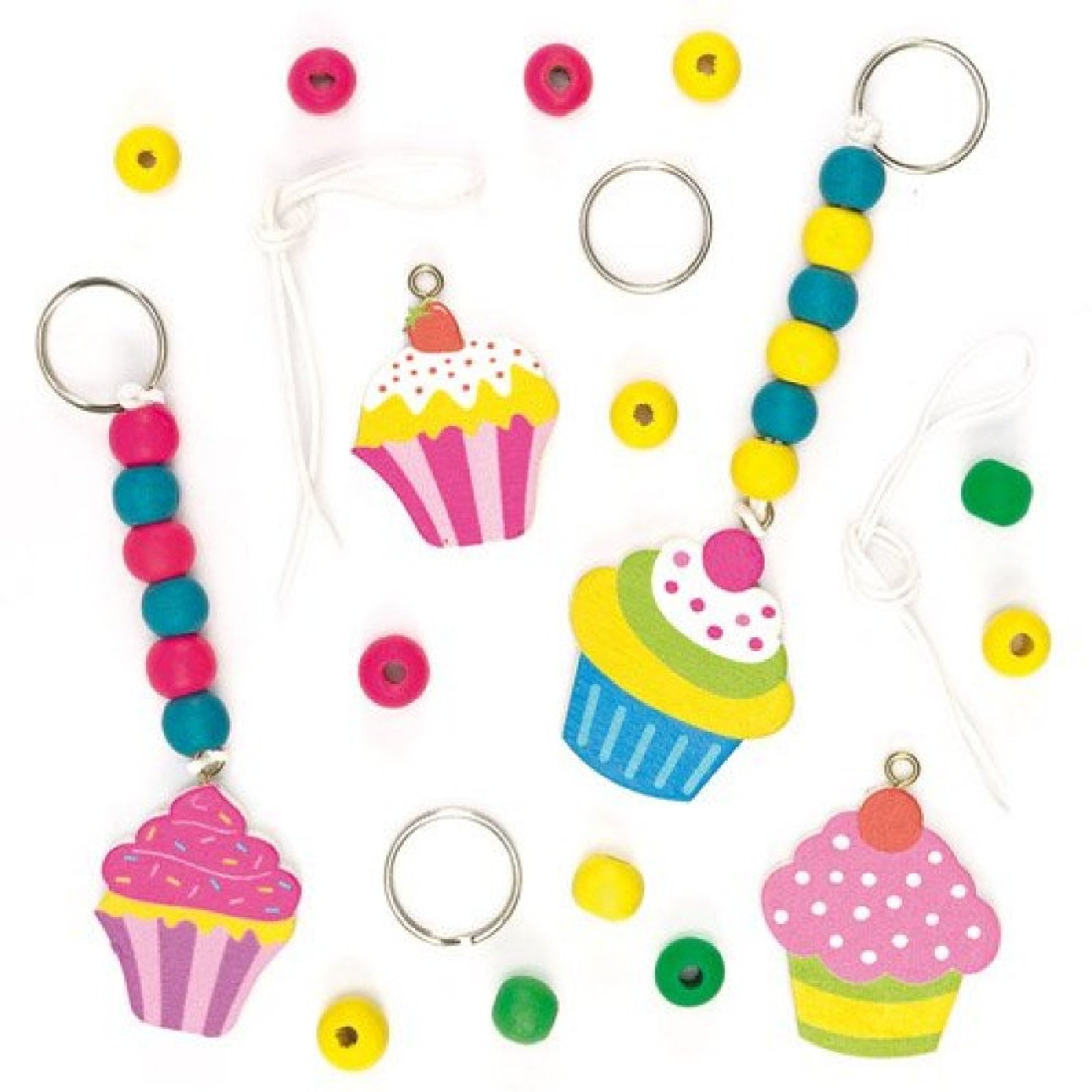 Creative Craft Kit Design Your Own Keyrings Set of 4 Rainy Etsy