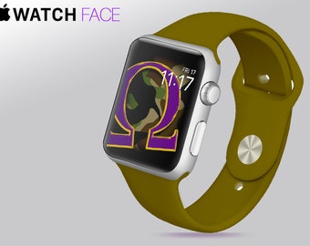 Custom Apple Watch Face - Omega Camouflage