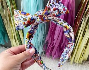 Spellbinding Friends Floppy Bow Head Wrap, Messy Bow, Baby Stirnband, Stirnband, Turban, Knoten, Clips, Girl Bow, Disney, Petite Bow, Piggies