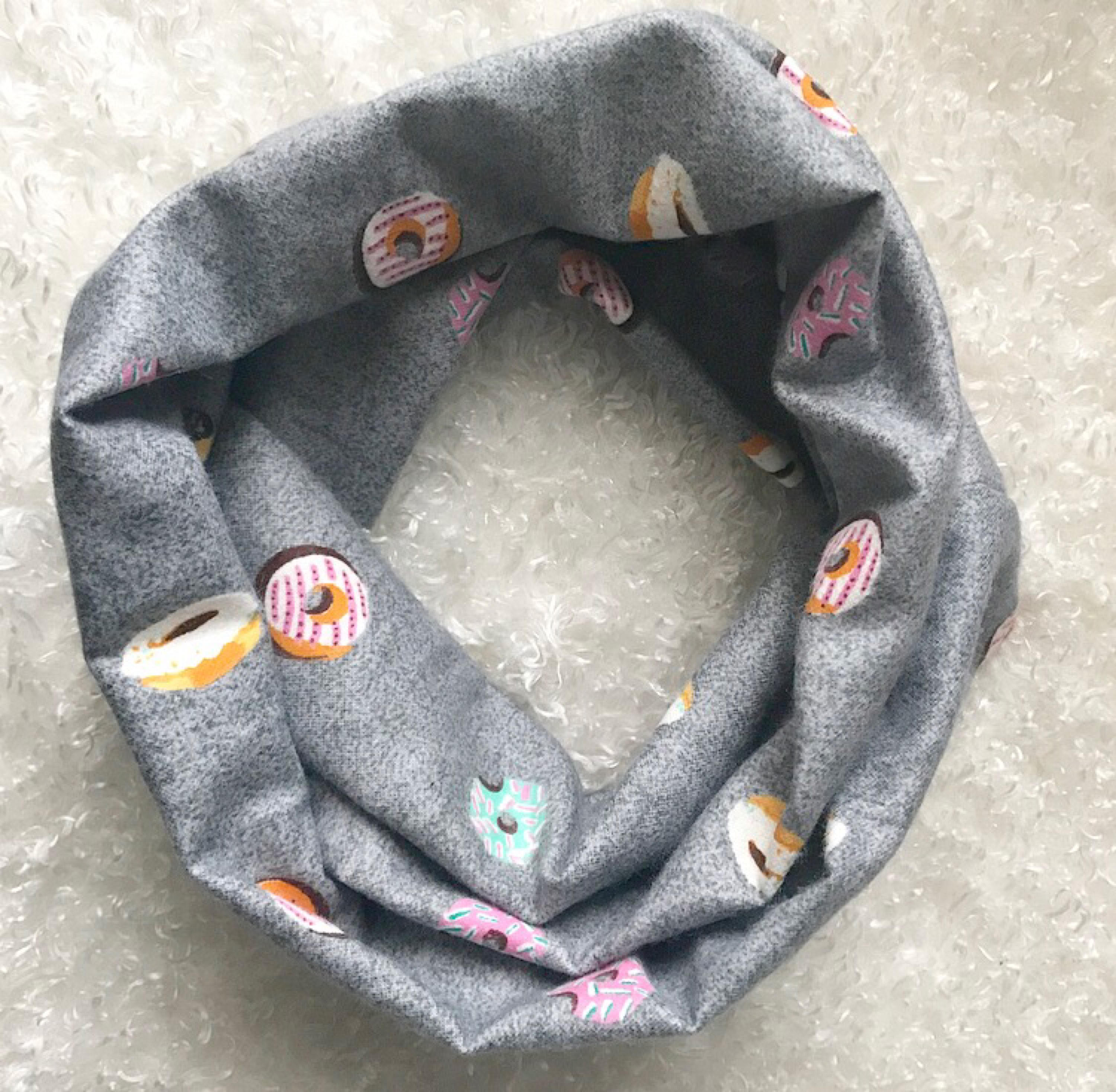 Donuts Infinity Scarf Baby Scarf Scarves Baby Bow Clips Etsy