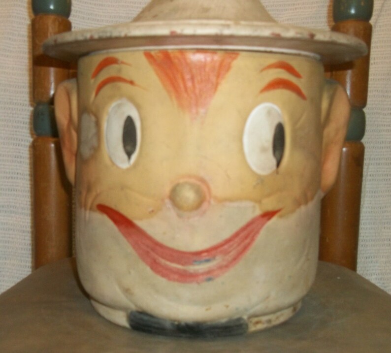 Oscar Robinson Ransbottom Cookie Jar 1940s Etsy