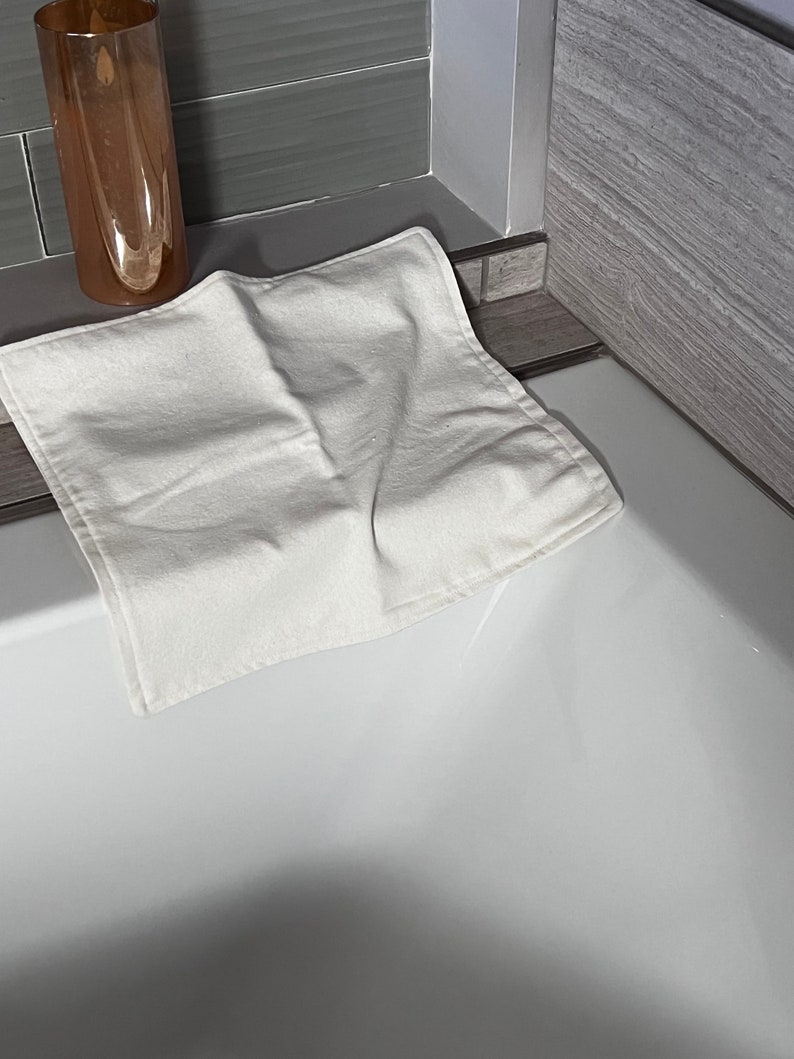 Raw Silk Face Towel, Silk Noil Face Towel, Silk Face Wash, Undyed Raw