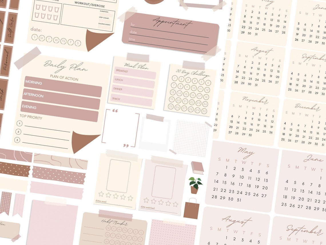 Digital Planner & Widget Template Neurodivergent Friendly Etsy Australia