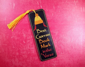 Best Gorram Embroidered Bookmark **tassel may vary**