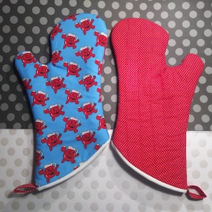 Ach ja! Ofenhandschuh; Ikone Maskottchen 90er Jahre Backen Geschenk Küche Accessoire Vatertag Weihnachten Geburtstag